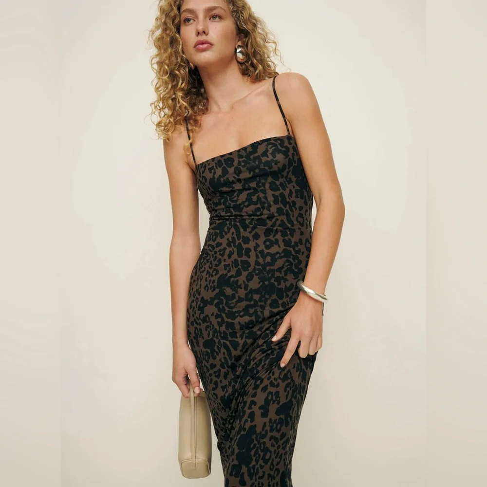 Reformation Elise Knit Dress In Tana, brand new, never worn, no flaws. - Picture 6 of 13